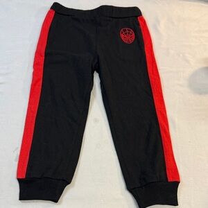 Marvel - 3T - Spiderman - Black and Red Track Pants